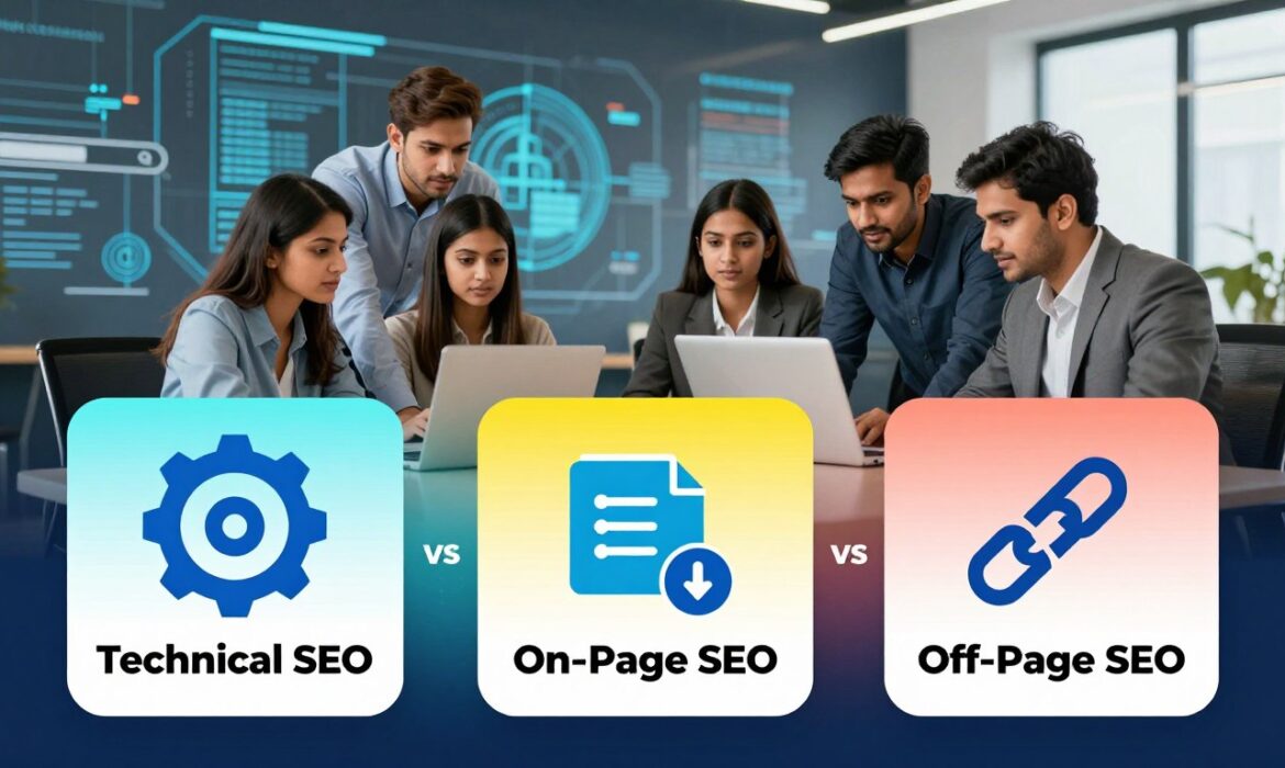 Technical SEO vs On-Page SEO vs Off-Page SEO: