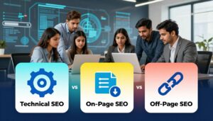 Technical SEO vs On-Page SEO vs Off-Page SEO: